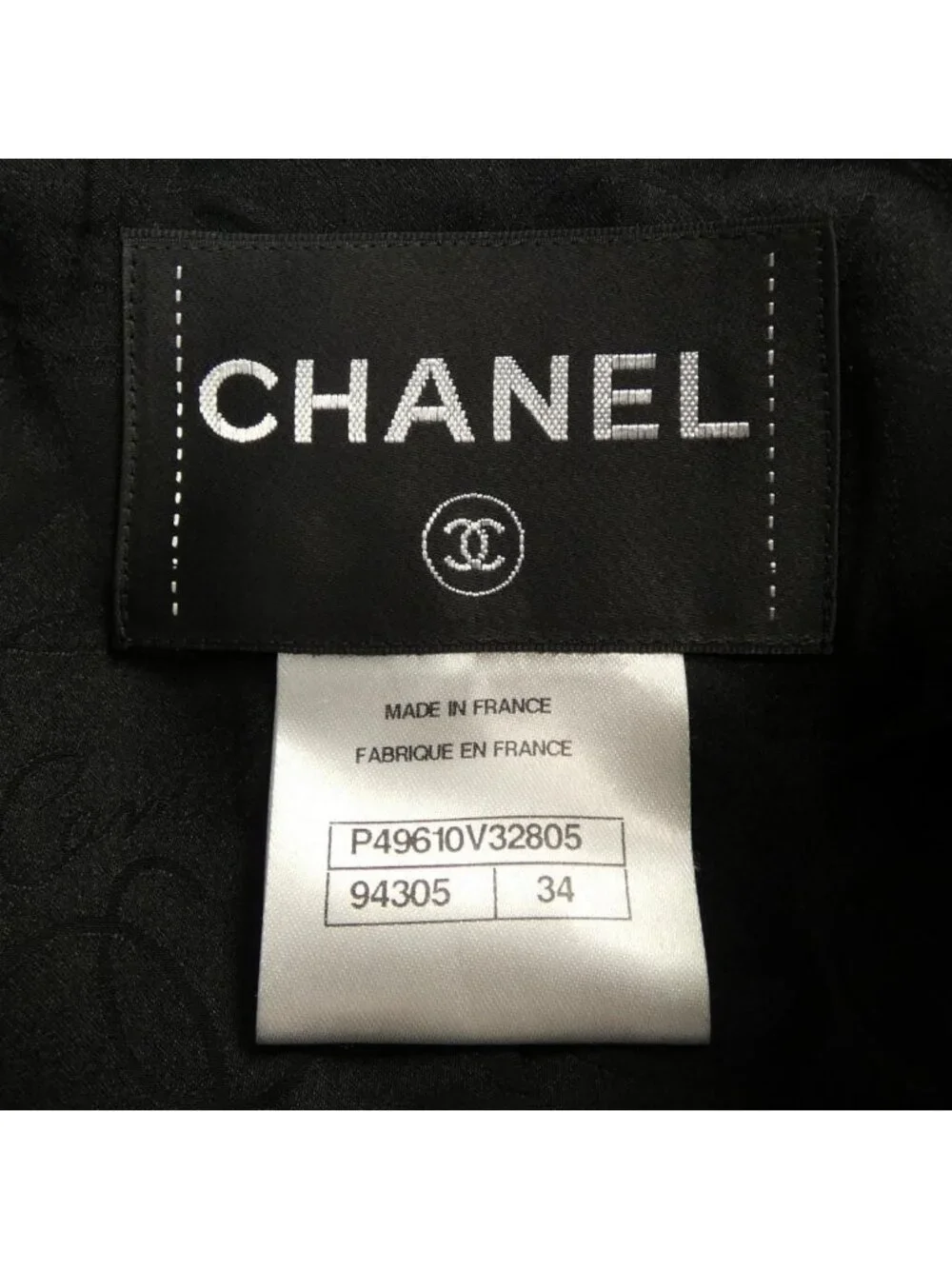 Chanel Coat Black